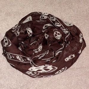 Authentic Alexander McQueen silk scarf